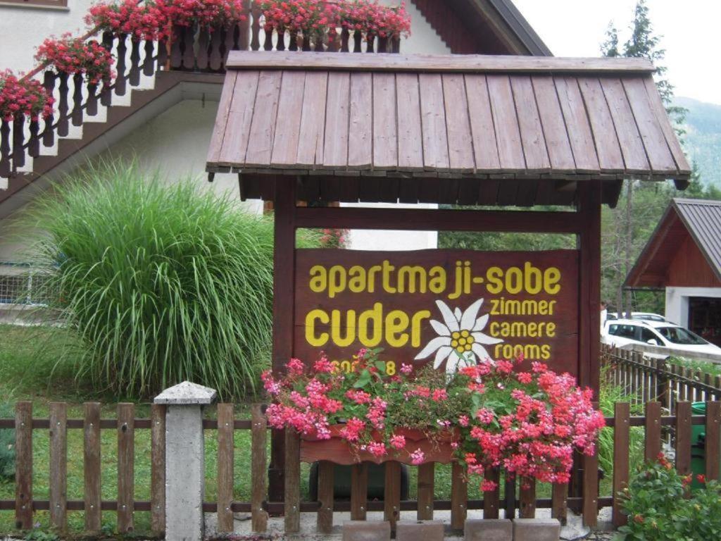 Apartmaji In Sobe Cuder 소카 외부 사진